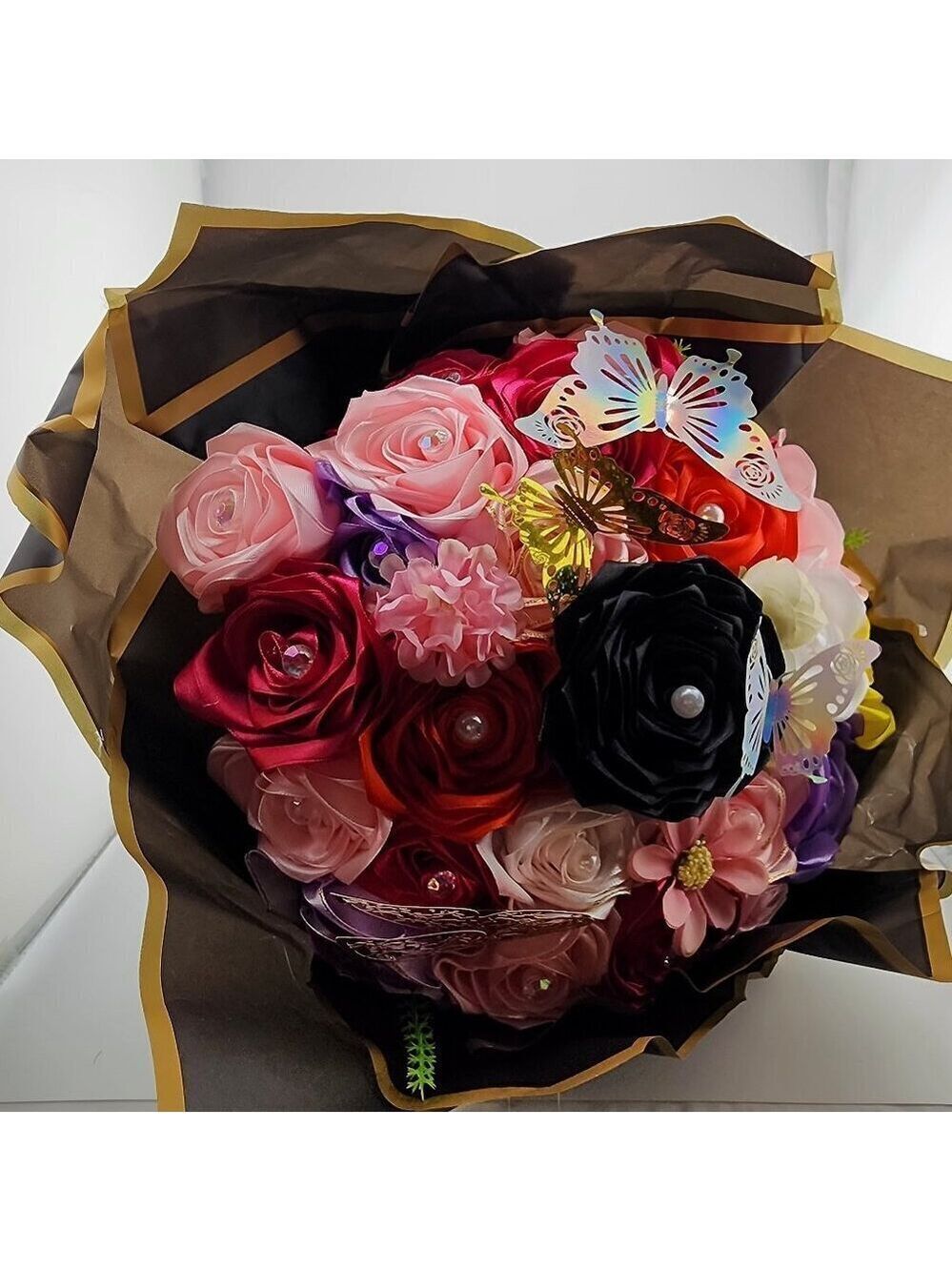 Brand New Handmade 2 Dozen Roses